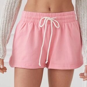 URBAN OUTFITTERS Out From Under Ellie Sweatshorts Shorts Pink Size Small